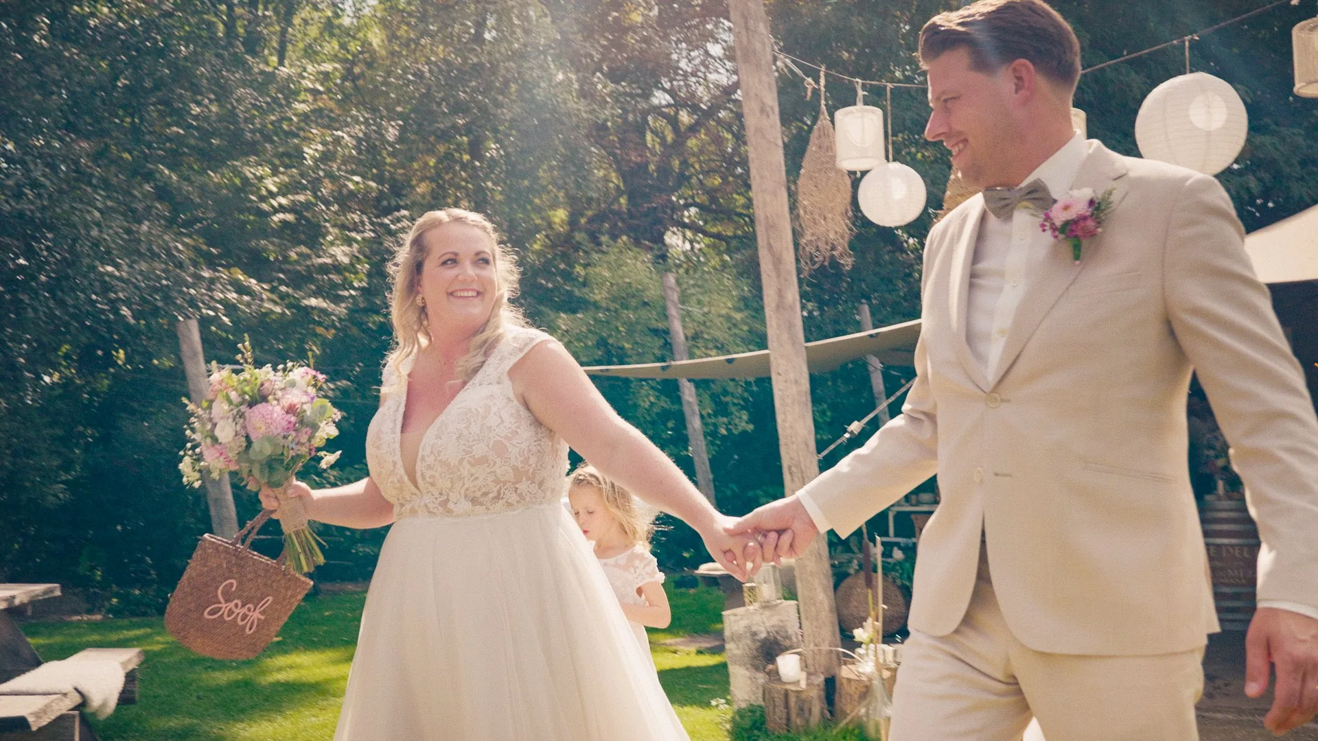 Trouwfilm Lotte en Martijn op een buitenplaats in Gelderland